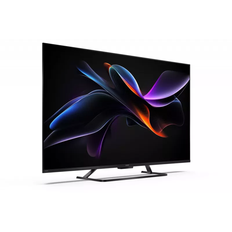 Smart-tv Sharp 55HR7265E 55 inch Google TV, zwart, energie-efficiëntieklasse F