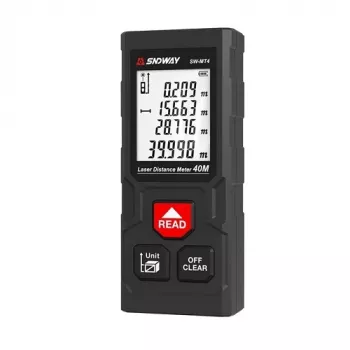 Laserafstandsmeter SNDWAY SW-MT4 — handzame laserafstandsmeter, 40 m bereik, compact ontwerp