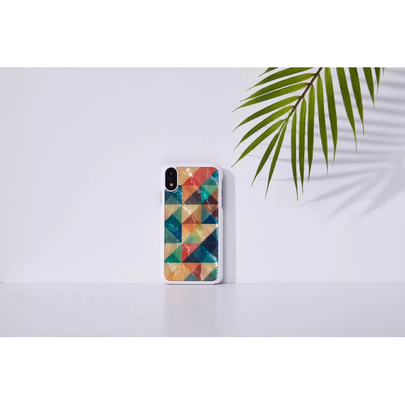 iKins Mosaic wit hoesje voor iPhone XR, K1713H