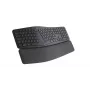 Logitech ERGO K860 Split toetsenbord for Business - toetsenbord - draadloos - Bluetooth LE - QWERTY - GB - grafiet (920-010351)