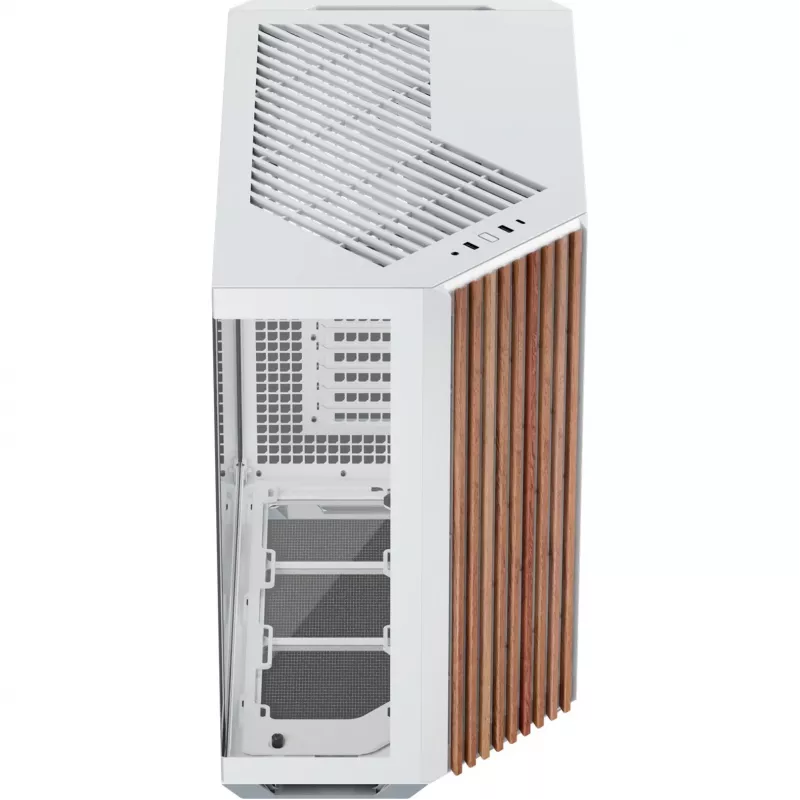 APNX V1-W-WT-v1 Midi Tower wit, hout