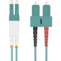 Glasvezel-patchkabel helos 50/125µm OM3 LC naar SC 15,0 m