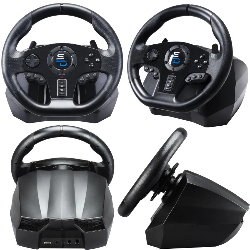 Stuurwiel + pedalen Subsonic GS850-X zwart 270° rotatie USB