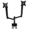 SilverStone SST-ARM22BC dual monitor mount - zwart