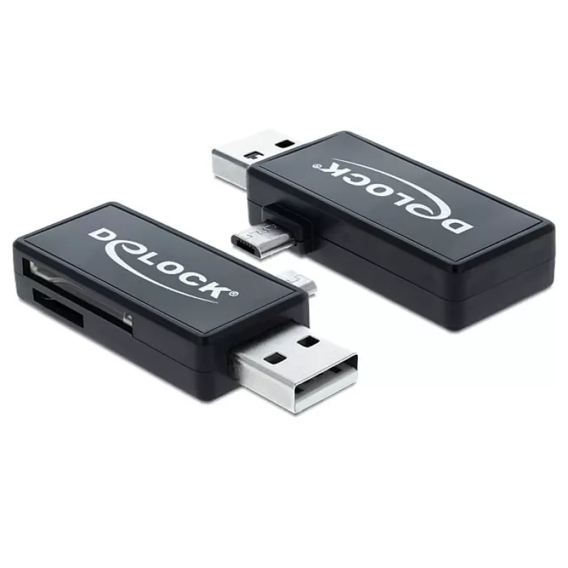 Kaartlezer DeLOCK 91731 USB 2.0 zwart