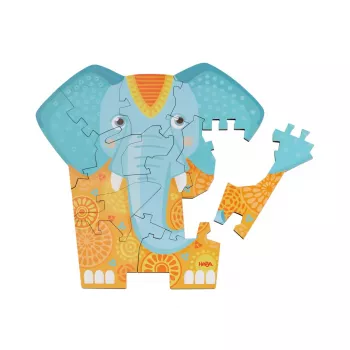 Puzzel 2 in 1 olifant