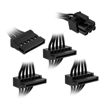 SATA-modulekabel Kolink KL-CBR-SAT — modulaire SATA-stroomverlengkabel voor PSU-aansluitingen