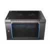 Wandbehuizing Extralink 6U 600x450 zwart