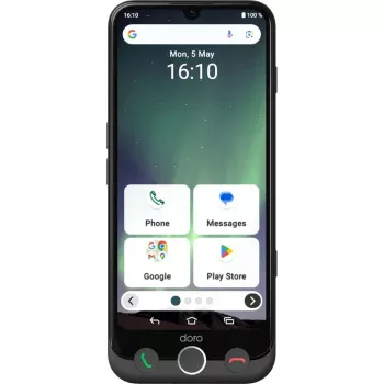 Smartphone Doro Aurora A30 6,1 inch 128 GB zwart