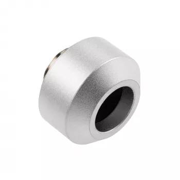 Hardtube-fitting OPTIMUS 12 mm, zilver – enkele klemverbinder voor starre koelbuizen