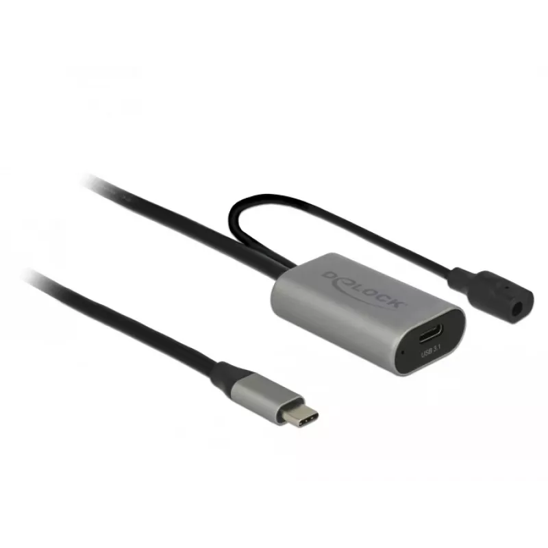 Delock USB-C Actieve verlengkabel, 5 m, USB 5 Gbps (USB-20225 / 85392)