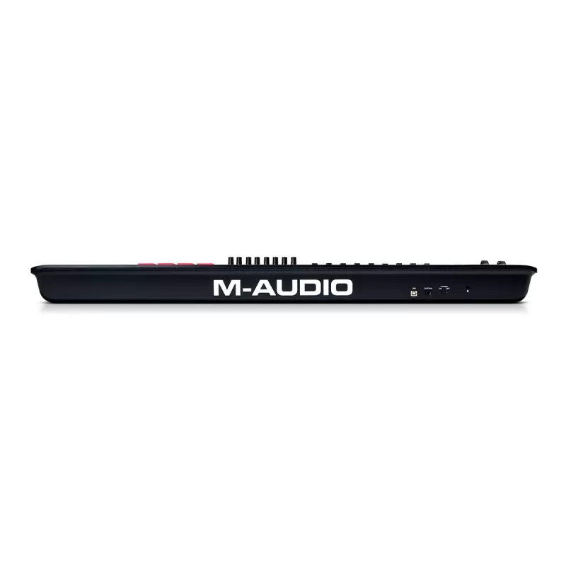 MIDI-toetsenbord M-Audio Oxygen 61 MKV – 61-toetsen USB-controller met 16 pads, 8 draaiknoppen, display, pitch bend (zwart)