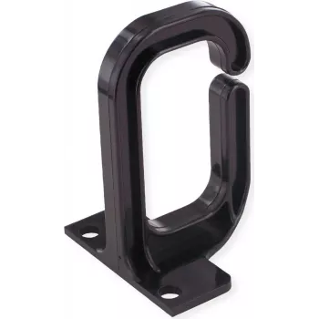 VALUE kabeldoorvoer, 40×80 mm, kunststof, zwart (26.99.0323)