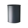 Afvalemmer Durable 330158 15 L rond metaal antraciet