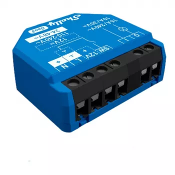 1 GEN3 slim wifi-relais met potentiaalvrij contact, domoticaschakelaar, compatibel met Al - Shelly