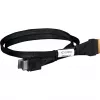 Interne SAS-kabel RAIDSONIC MB206L-B slank 50 cm SAS 8i naar OCuLink 4i