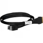 Interne SAS-kabel RAIDSONIC MB206L-B slank 50 cm SAS 8i naar OCuLink 4i