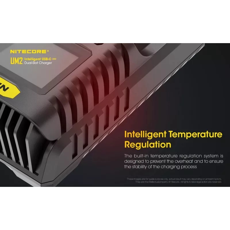 Nitecore UM2 acculader huishoudbatterij DC lithium-ion nikkel-cadmium