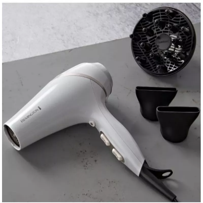 Haardroger Remington AC8901 HYDRAlux 2300 W 3 temperatuurstanden ionenfunctie diffuser wit