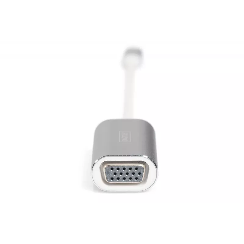 DIGITUS DA-70837 VGA-adapter 1080p FHD naar USB 3.0 Type-C, aluminium