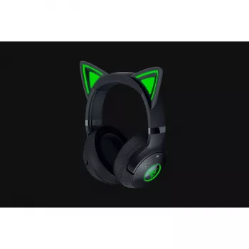 Headset Razer Kraken Kitty V2 BT — draadloos Bluetooth, omsluitend, hoofdband, 20–20000 Hz, 325 g, zwart
