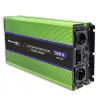 Qoltec Monolith voedingsadapter/omvormer auto 5000 W groen