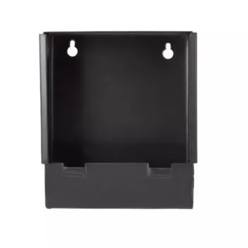Metalen kogelvanger broń.pl K-17-3 17x17 cm plat — schietschijf-opvangplaat, zwart, wand- of standermontage