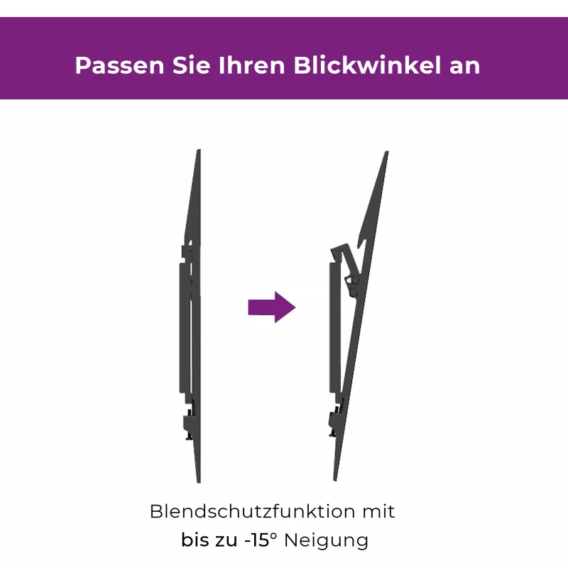 Wandbeugel Ultron WM100 142,2 cm (56 inch) Zwart