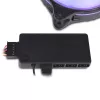 Alphacool Core 25669 11x 3-pins DRGB-splitter met SATA-voedingsconnector, zwart