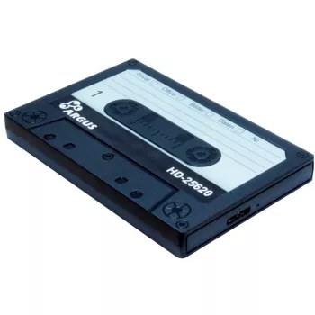 HDD-behuizing Inter-Tech HD-25620 zwart-wit 2,5 inch