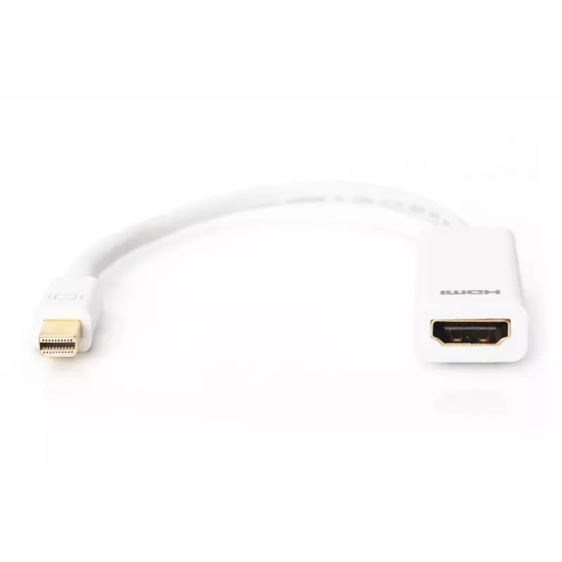 DisplayPort-adapterkabel Digitus Mini DP naar HDMI type A