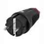 ABL Expert Schuko-stekker 100000043 (TPE) zwart sv IP44 3x2,5 (100000043)