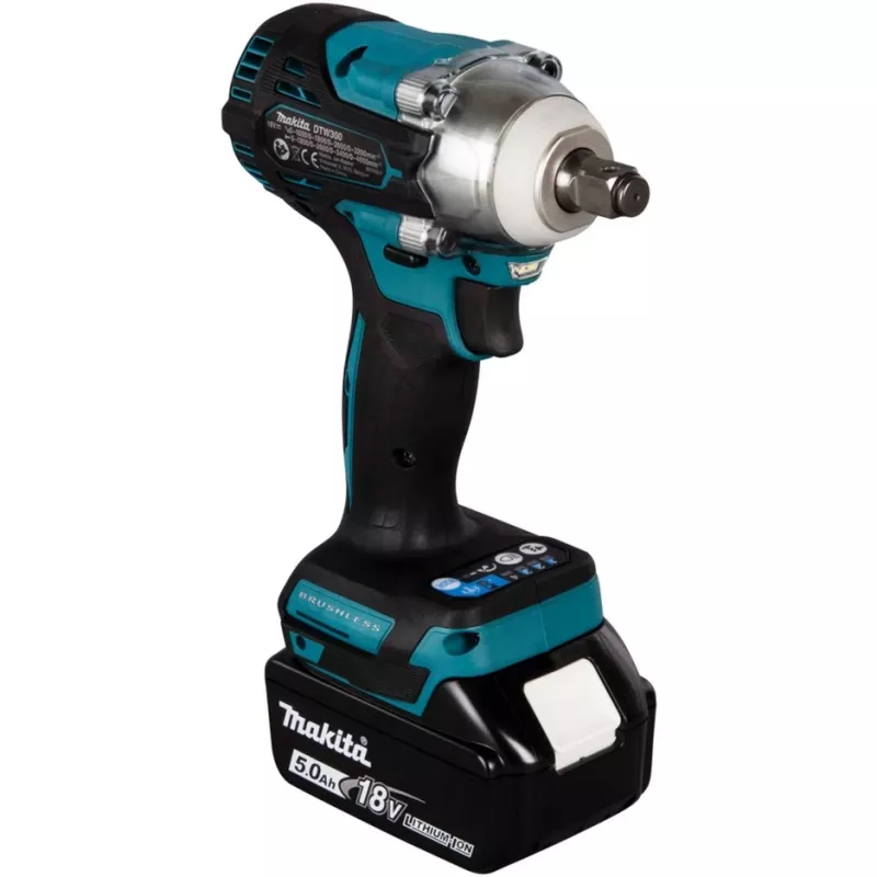Slagschroevendraaier Makita DTW300RTJ 3200 tpm, 18V, 2 accu's