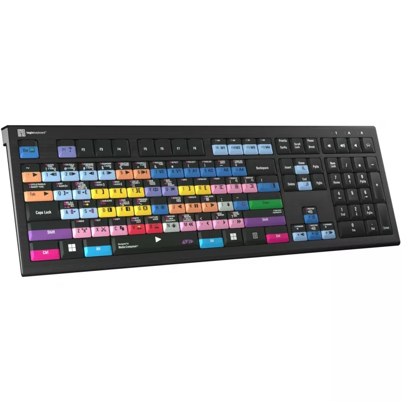 LogicKeyboard Astra 2 Pro Avid Media Composer verlichte montage-toetsenbord, UK, PC
