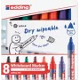 Whiteboardmarker Edding 4-363-8-S2999, gemengde kleuren, 1–5 mm punt, 8-pack