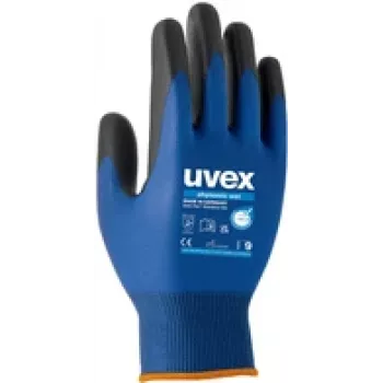 Uvex 60060 antraciet - blauw elastaan - polyamide (6006012)