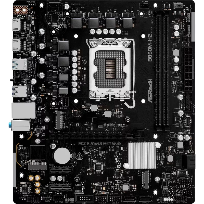 ASRock B860M-H2 DDR5 LGA1851 Micro-ATX moederbord