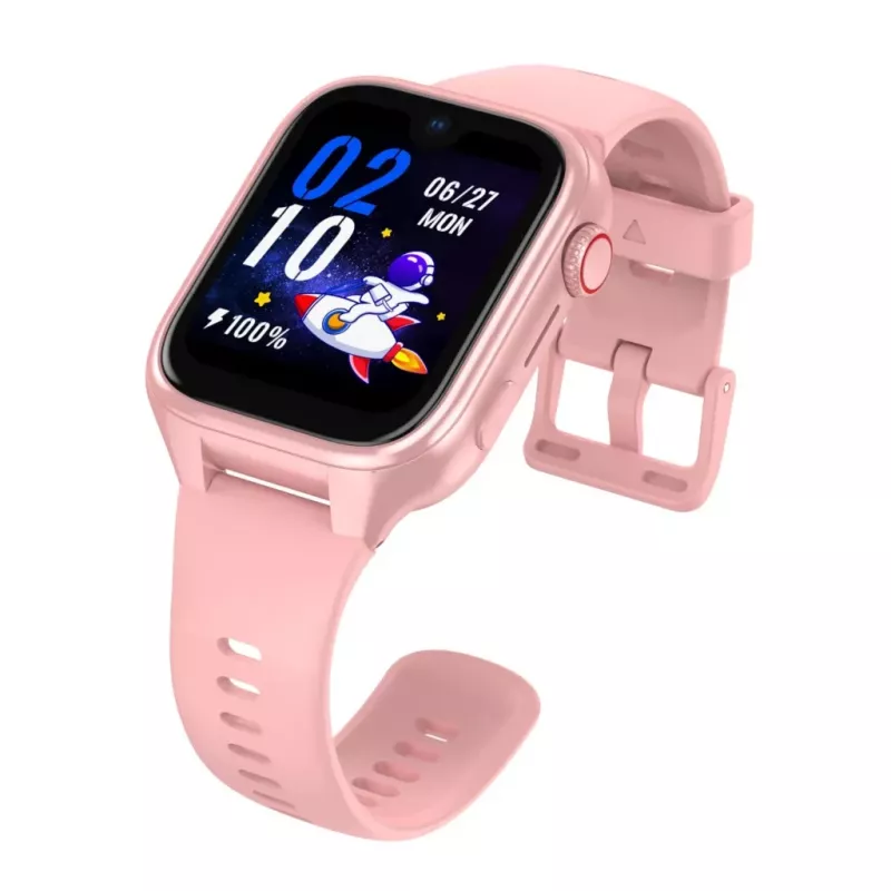 Smartwatch Stelio Junior Pro AI 4G ST-SWJ102-PK — kinder-4G-horloge, roze