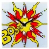 NeXtime klok 8173 Boom, 43x43 cm, wandklok, rood/geel/wit