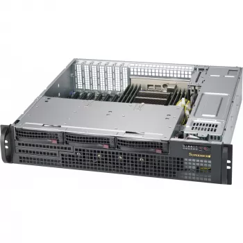 Serverbehuizing Supermicro CSE-825MBTQC-R802LPB rack zwart