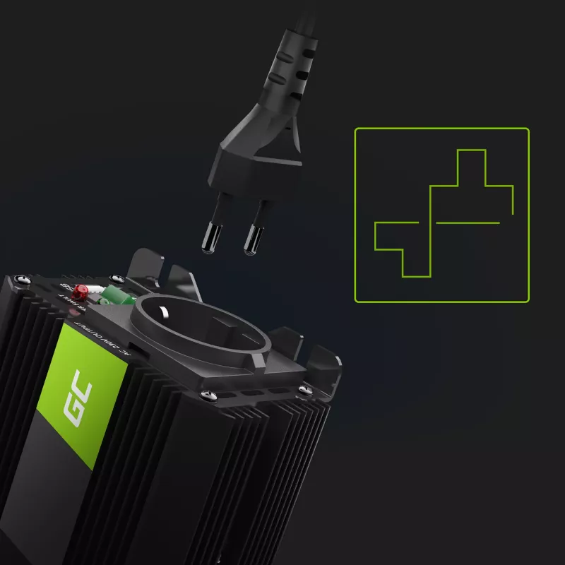 Omvormer 12V 150W/300W gemodificeerde sinus