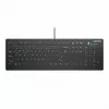 CHERRY AK-C8112 Medical USB QWERTZ Duits zwart wit full-size toetsenbord