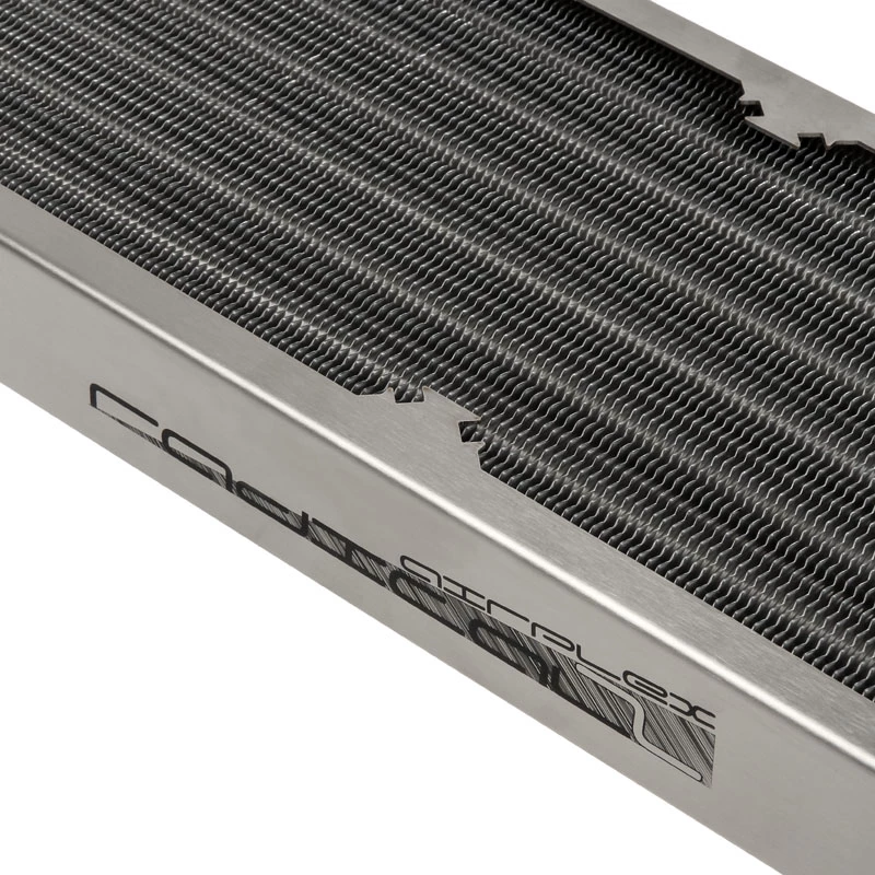 Radiator Aqua-Computer airplex radical 2/480 — aluminium/koper/roestvrij staal, 520×140×40 mm
