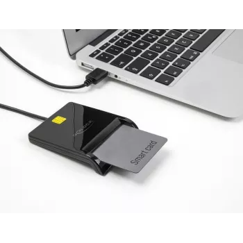Smart Card Reader DeLOCK 91724 USB Type-A zwart