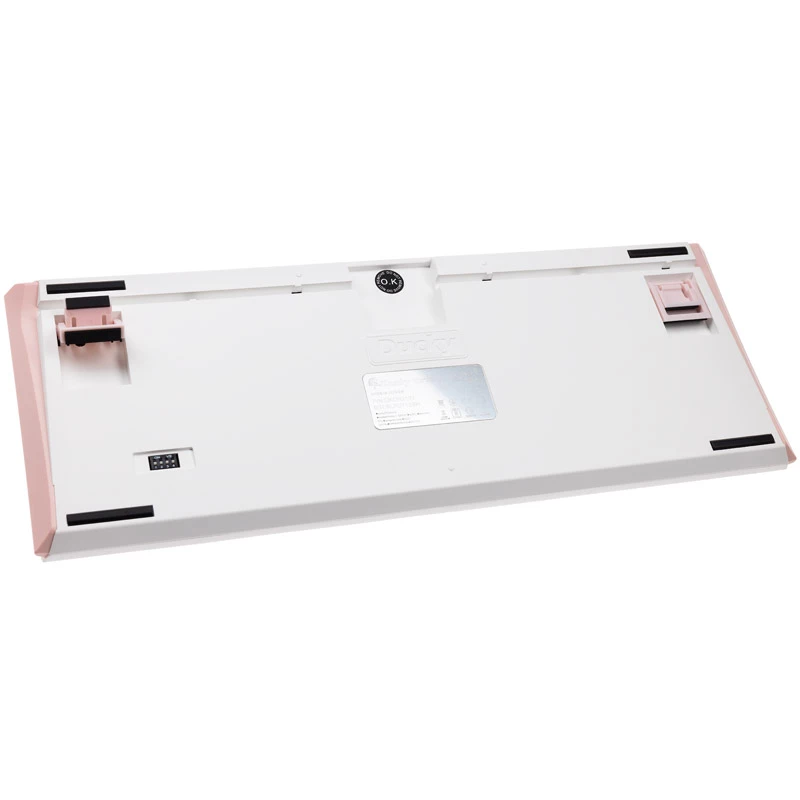Ducky One 3 TKL Gossamer Pink toetsenbord gaming USB US Engels roze, wit