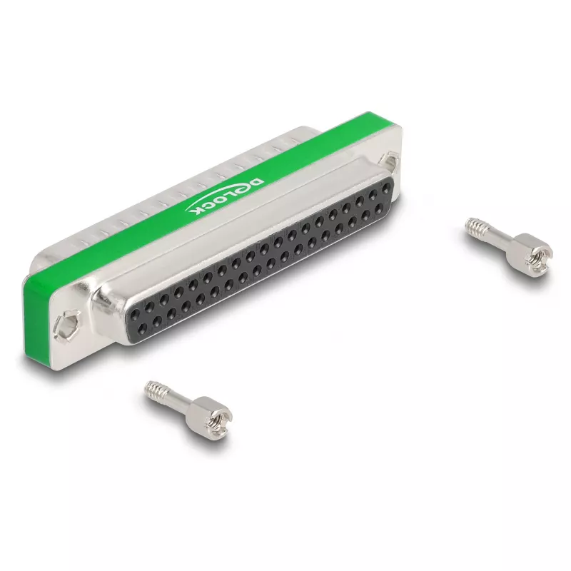 DeLOCK RF/EMI-ontstoringsfilter D-Sub 37 pin male naar female laagdoorlaatfilter capacitief