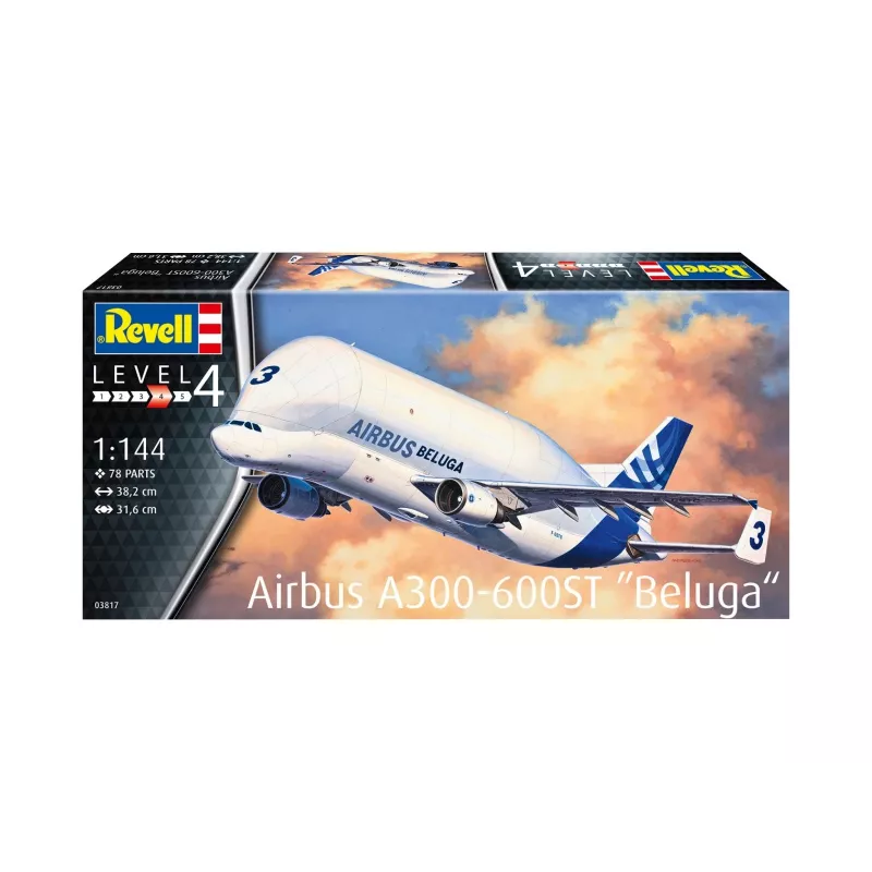 Revell 1/144 schaal Airbus A300-600 pc(s) Beluga modelbouwpakket