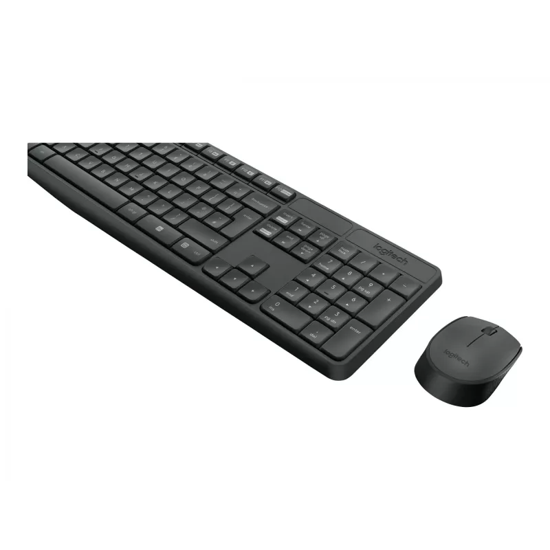 Logitech toetsenbord MK235 draadloos KBD+Muis grijs CZ