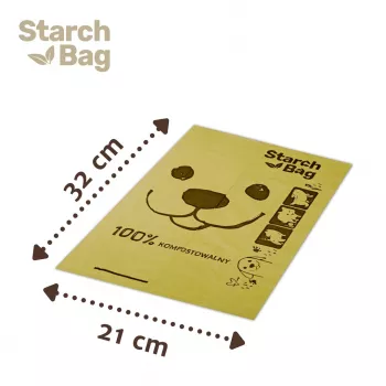 STARCH BAG - hondenpoepzakjes - 1 x 15 stuks