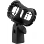 Klemhouder Omnitronic slank-01 zwart — microfoon-/accessoireklem, compact slank design